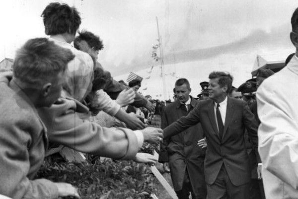 JFK in Ireland in 1963 (Getty)