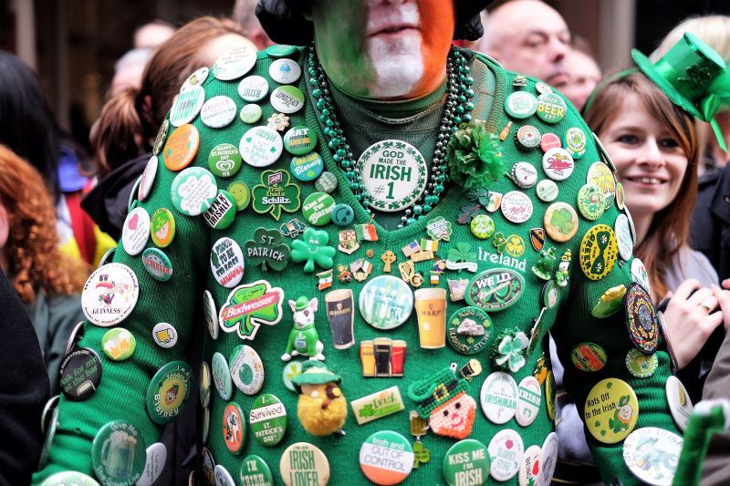 It's traditional to don some green on March 17 (Getty Images)