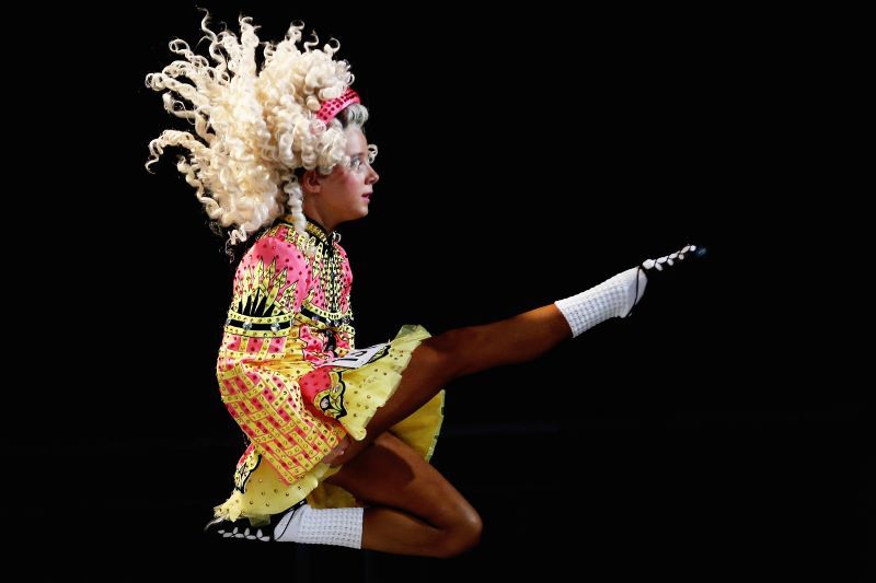An Irish dancer at Worlds 2014. (Getty Images)