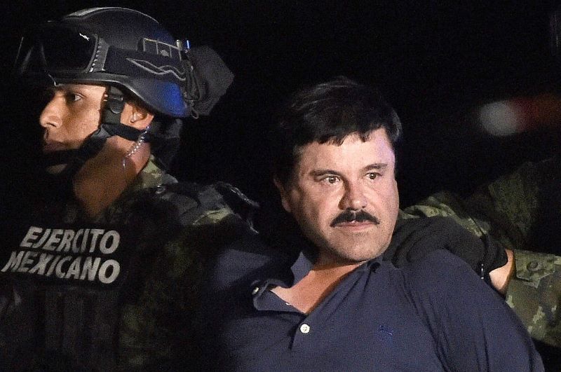 El Chapo during his 2016 arrest (Getty)