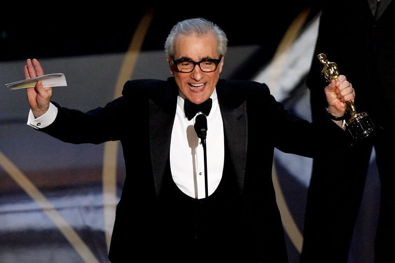 Martin Scorsese winning his Oscar in 2007 (Getty)