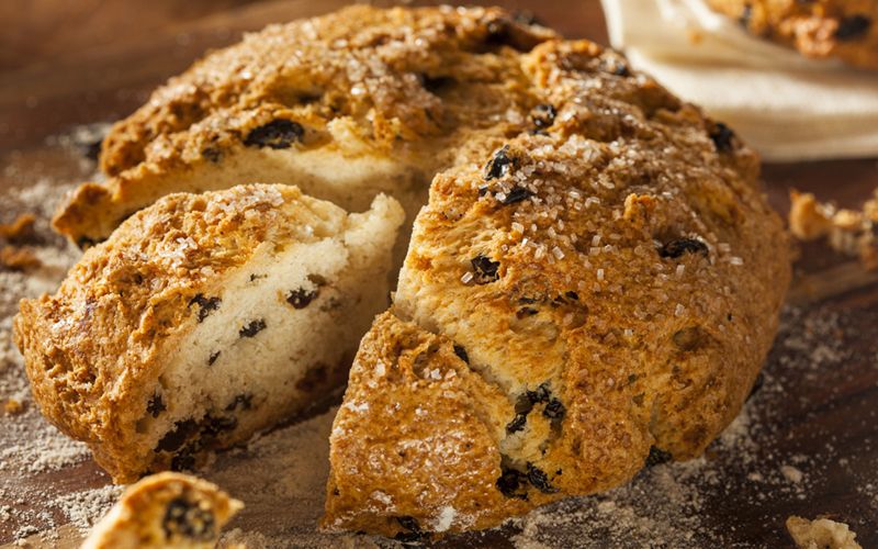 Railway Cake (sweet and tasty Irish soda bread)