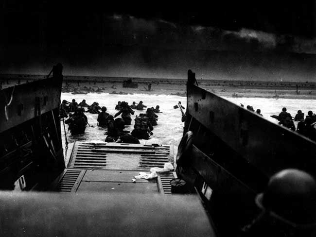 77th anniversary of WWII's D-Day: The world’s largest military and those who gave so much remembered on the beaches of Normandy. HISTORY CHANNEL/SCREENSHOT