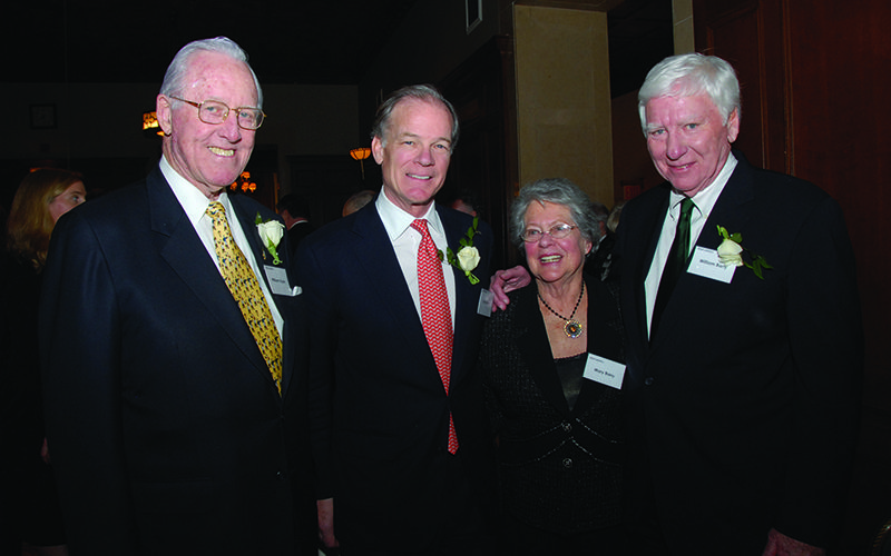 Irish America Magazine honorees Bill Flynn, U.S. Ambassador to Ireland Tom Foley, Mary Lou Barry, and honoree Bill Barry.
