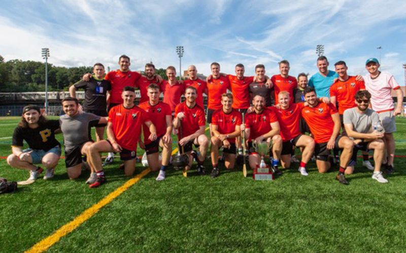 The Hoboken senior hurling champs.
