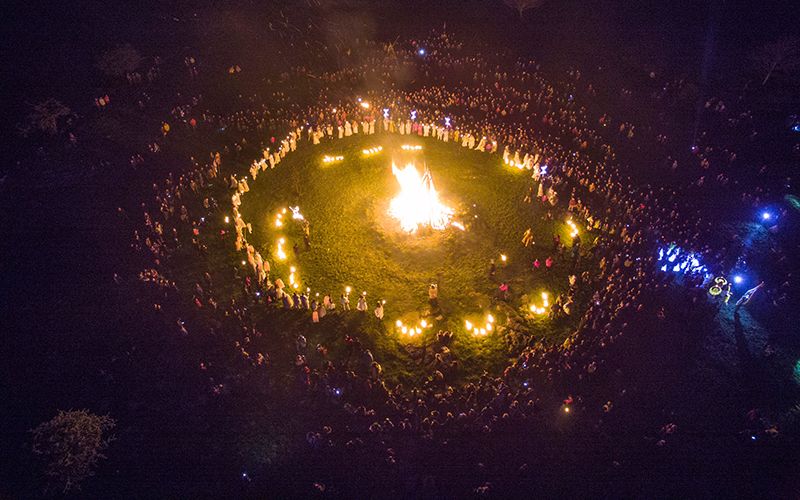 Celebrate May Day at Uisneach Fire Festival.