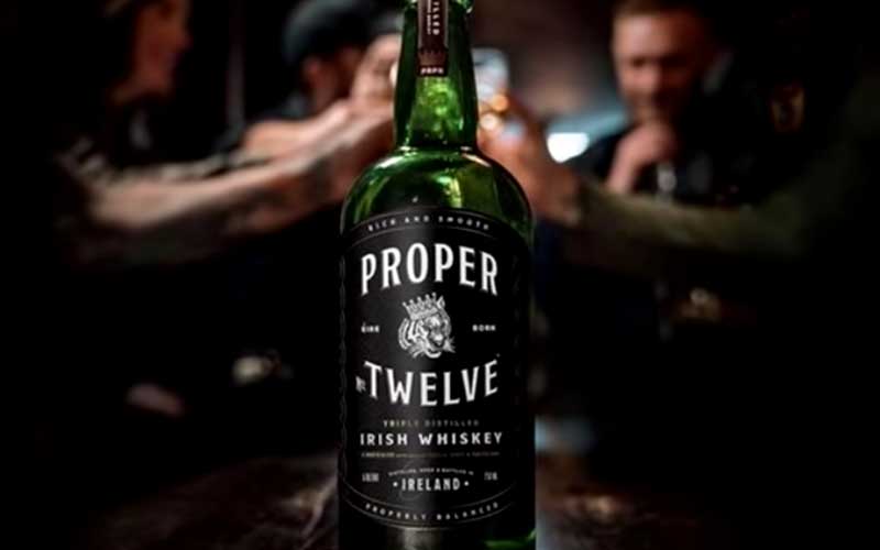 A bottle of Proper No. Twelve whiskey. CreditL YouTube/MMA Talk