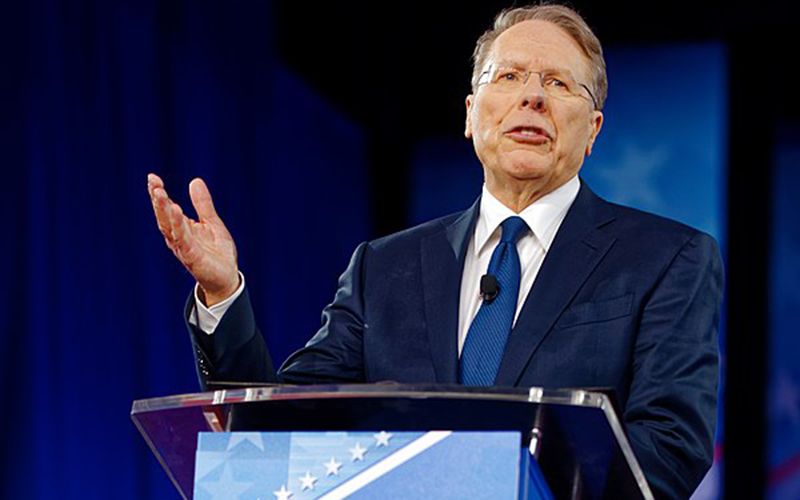 NRA leader Wayne La Pierre at CPAC. Photo: Michael Vadon