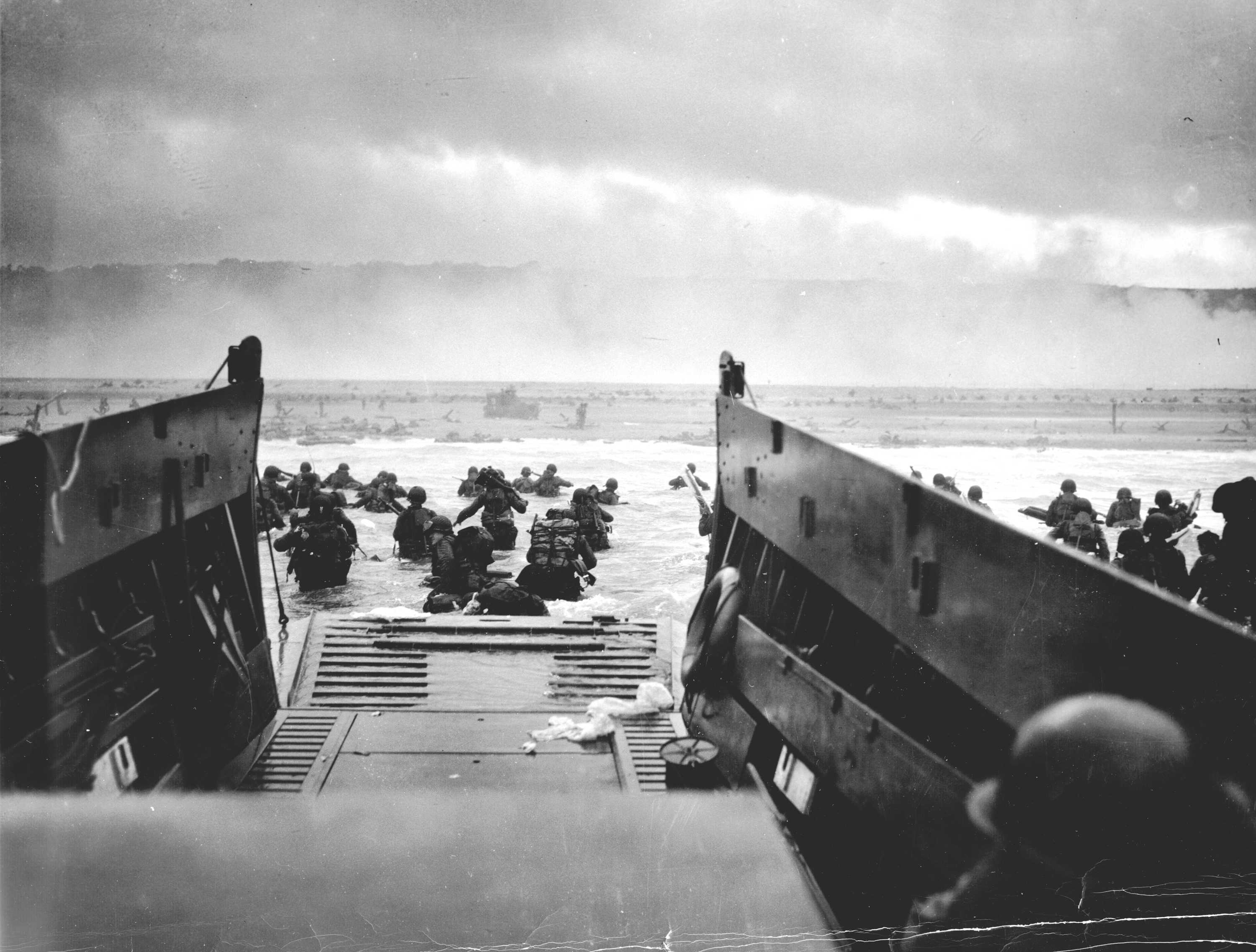 The Allies forces arrive at Normandy. Photo: Public Domain