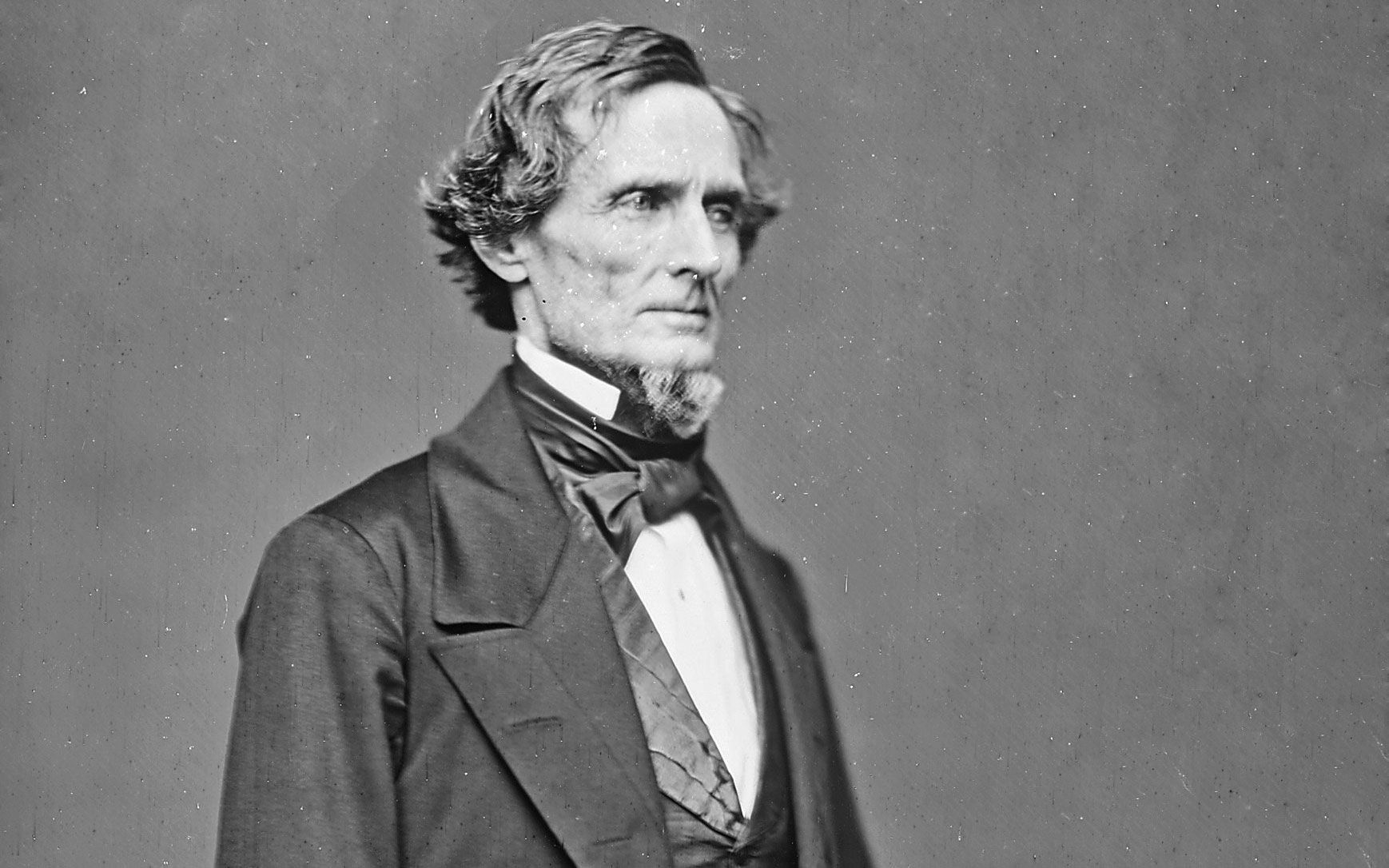 Jefferson Davis in 1861. Image: Public Domain/WikiCommons.