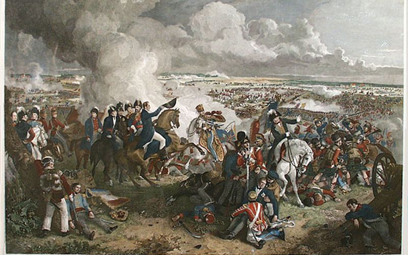 Battle of Waterloo, Robinson, circa 1820. Image: Public Domain/WikiCommons