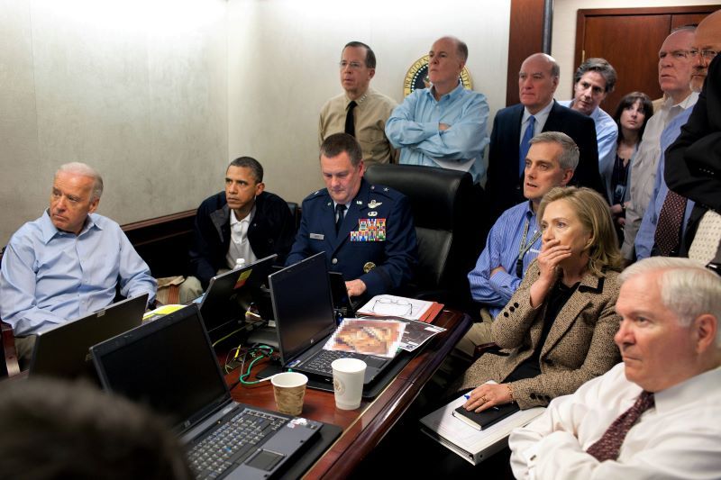 Scenes at the White House as Osama Bin Laden was killed (Getty Images)