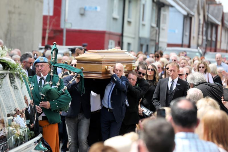 Brendan Grace's funeral (RollingNews.ie)