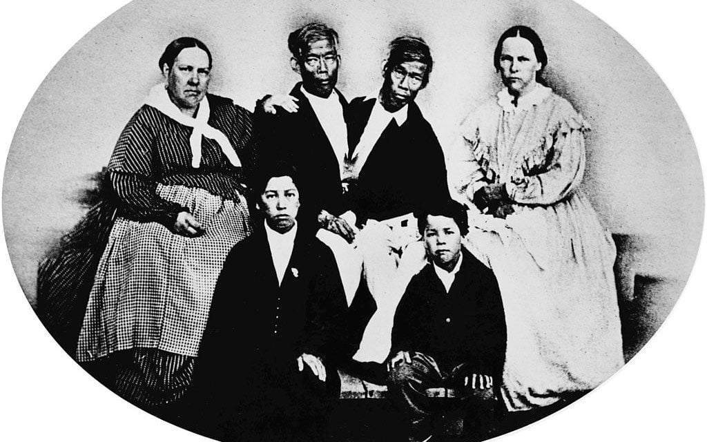 Family portrait c. 1865. Image: Public Domain.