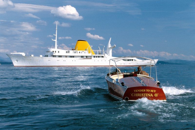 The Christina O after it was refurbished in 2001 (Getty Images)