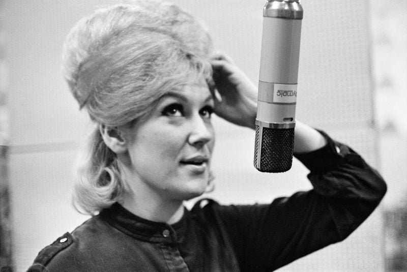 Dusty Springfield recording 'I Only Want to Be With You' in 1963 (Getty Images)