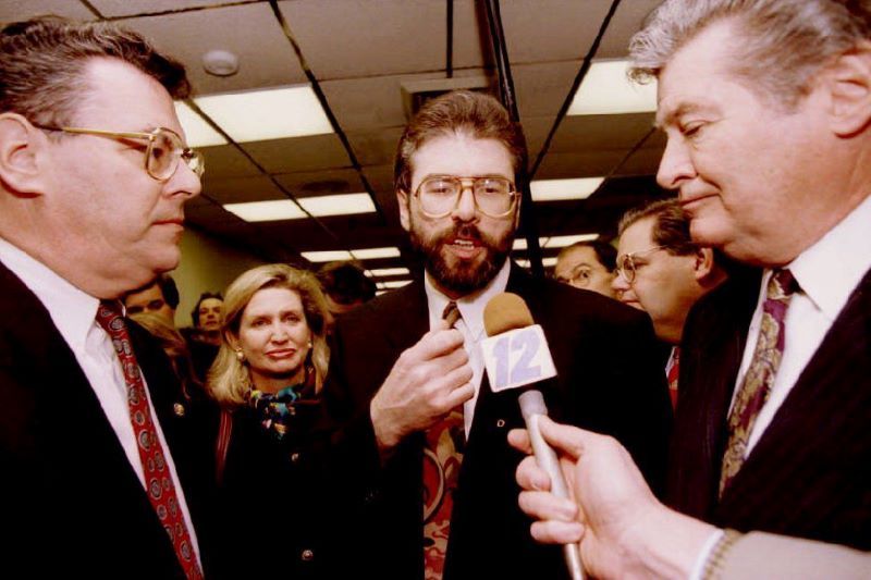 Gerry Adams in New York in February 1994 (Getty Images)