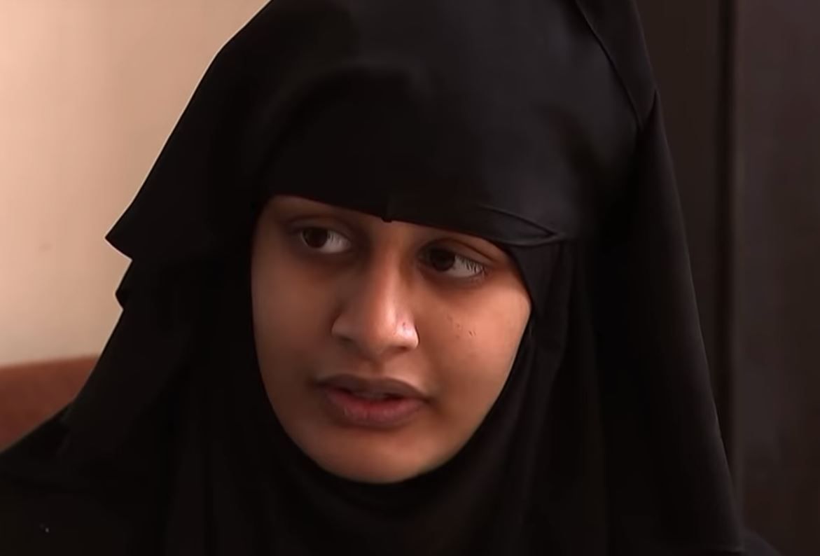“ISIL bride” Shamima Begum, who left London to join ISIL in Syria but now wants to return to the UK. Image: YouTube