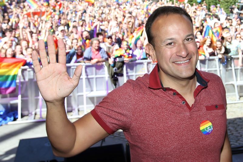 Taoiseach Leo Varadkar at a Pride event in Dublin, 2017 (RollingNews.ie)