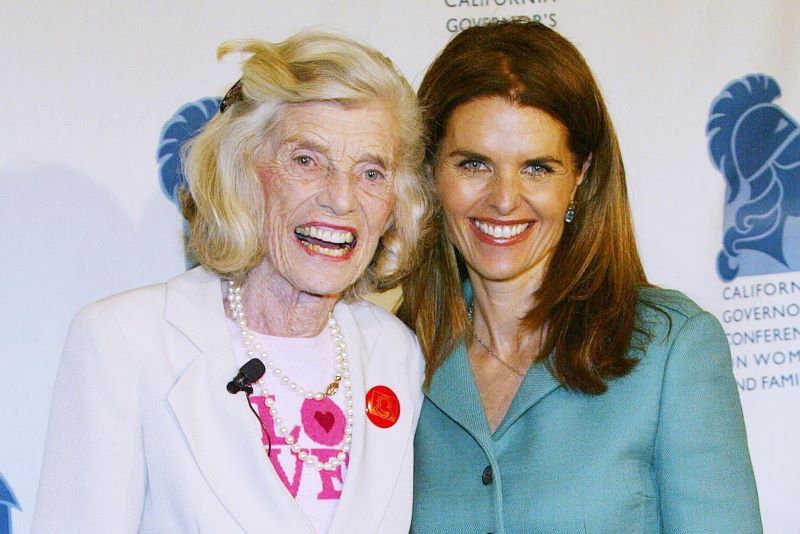 Maria Shriver and her late mother Eunice Kennedy Shriver (Getty Images)
