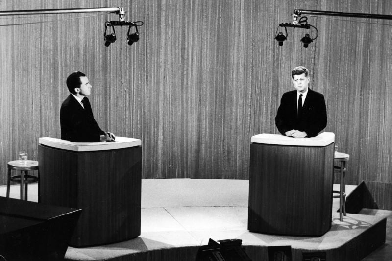 Nixon and Kennedy debate in 1960 (Getty Images)