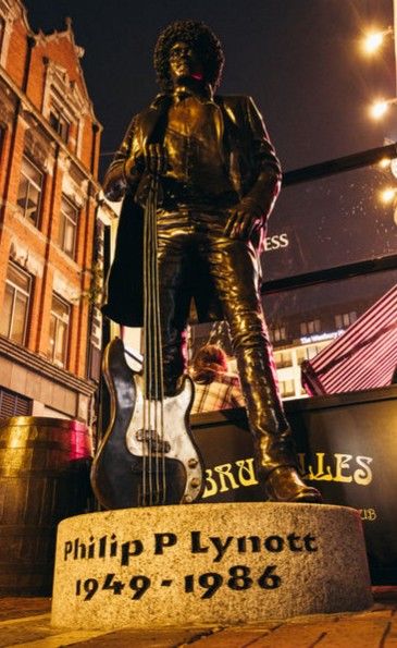 Statue of Phil Lynott in Dublin (Ireland's Content Pool)