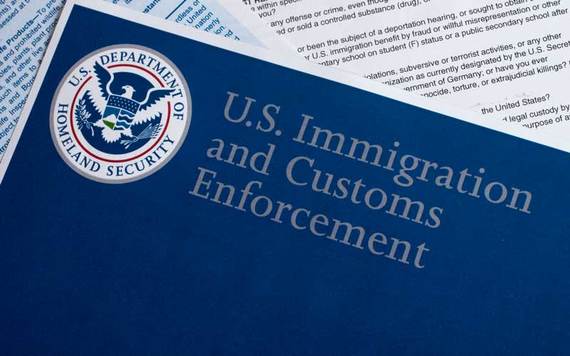 US Immigration and Customs Enforcement document. Credit: iStock