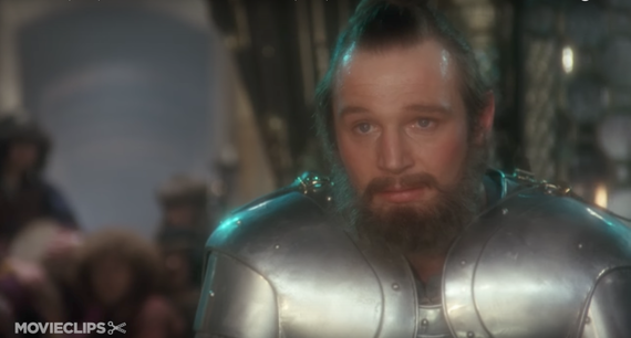 Liam Neeson in his first role in 'Excalibur.' Credit: YouTube/MovieClips