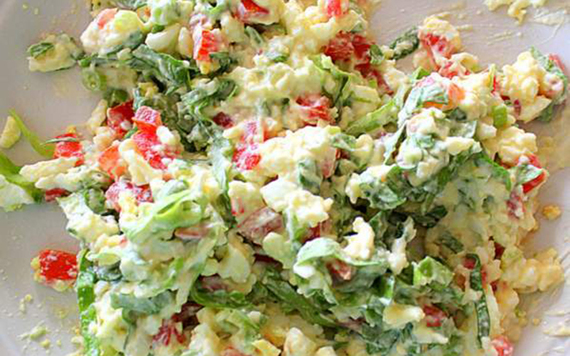Egg salad sandwiches mix!