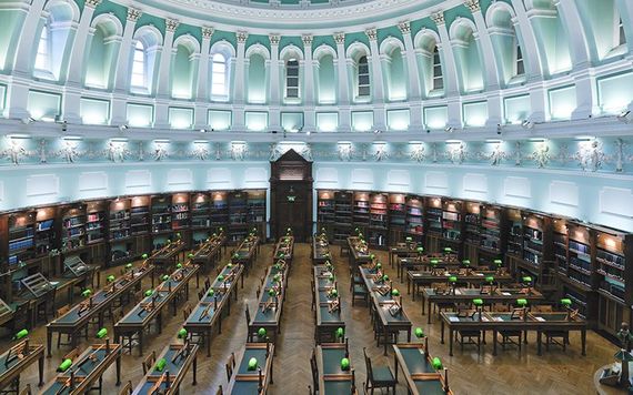The National Library of Ireland Reading Room.