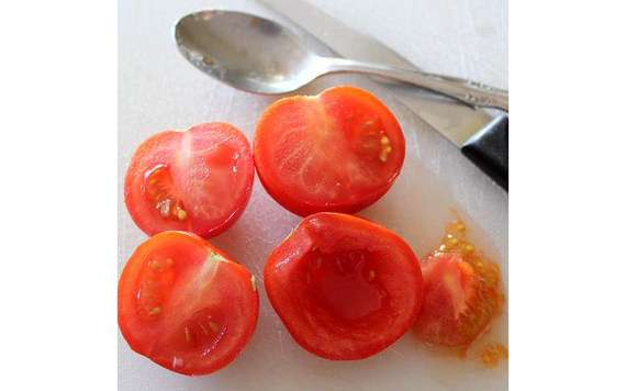 Ripe sweet tomatoes for your egg salad sandwiches.