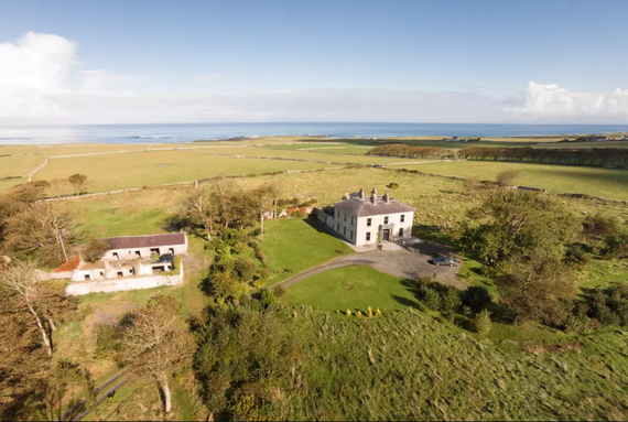 Atlantic sea view in Easkey, County Sligo