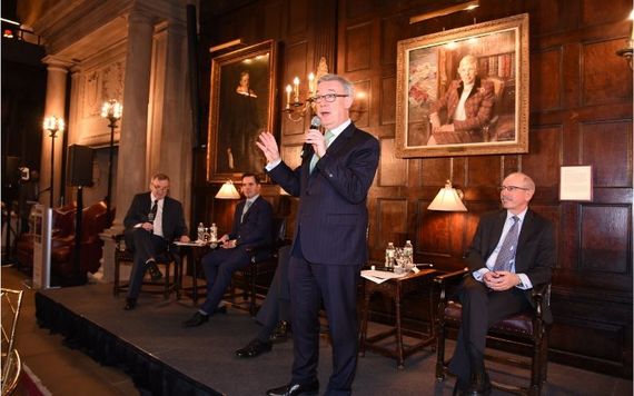 Kieran McLoughlin introduces the second panel of the day. Image credit: Nuala Purcell. 