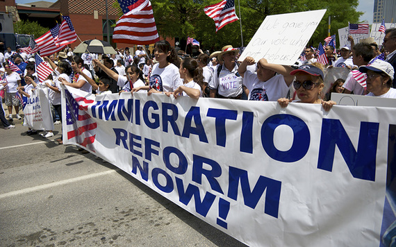 US immigration reform march.