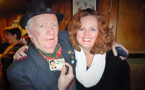 Kathy Maloney and a local man from Westport.