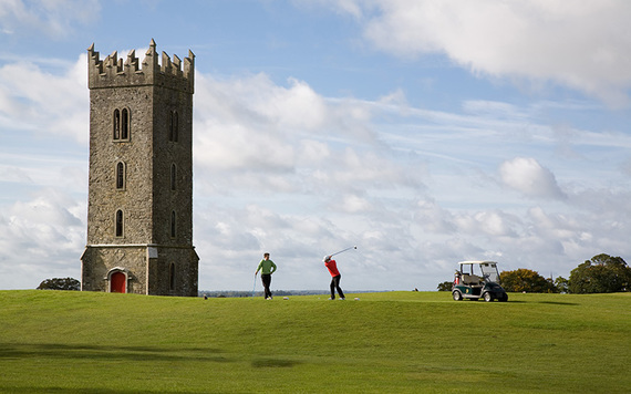 Literally golfing among history on the grounds of Carton House.