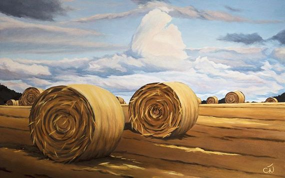 Haystacks, by Chara Nagle.