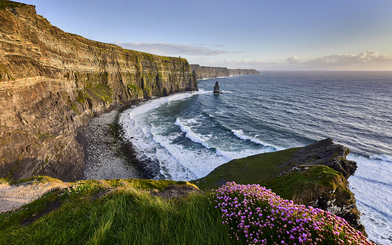 The magical Cliffs of Moher, in County Clare.