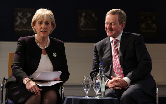 Minister Humphreys and Enda Kenny at the launch of Creative Ireland next phase.