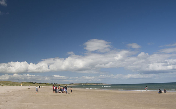 The beautiful Curracloe strand in Wexford.