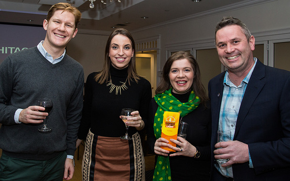 Nick Costello, Erica Paul & Jane McCarter of the New York Irish Center, and Sean Price, Rockland GAA.