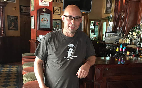 Owner and operator of Molly Bloom's, Robert Siegel.
