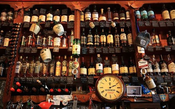 Inside the famous Dick Mack's pub, in Dingle, County Kerry.