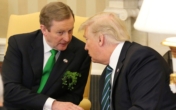 Former Taoiseach Enda Kenny announced the idea of a referendum when he was in the United States