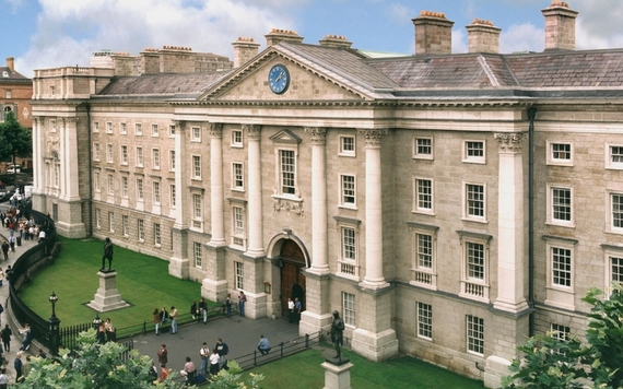 Trinity College Dubiln, on College Green, in the heart of Dublin city.