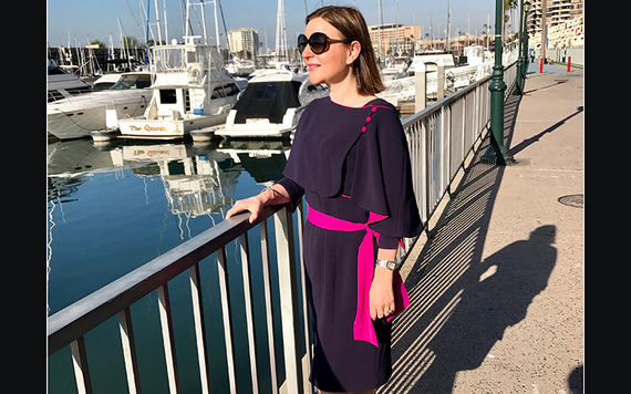 Dress: Geraldine O'Meara. Photo: Drew Neisser