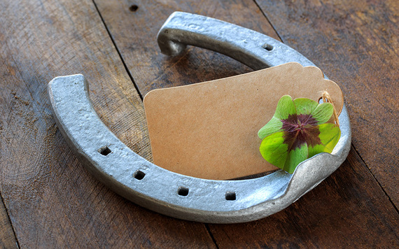 A cute horseshoe charm.
