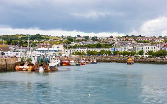 The town of Howth, in north Dublin.