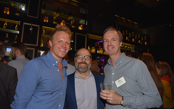 Nik Quaife of the Irish Arts Center, Mike Rich, Chis Wiedemann. Photo: Nuala Purcell