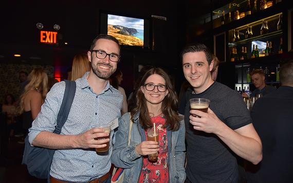 Gavin McMahon and guests. Photo: Nuala Purcell.